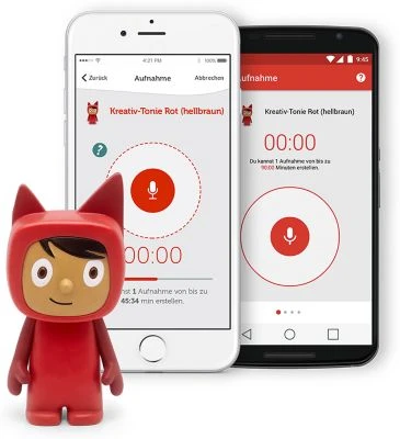 Tonies Kreativ-Tonie, Rot/hellbraun 4 Tonies Kreativ-Tonie, Rot/hellbraun – Bild 2